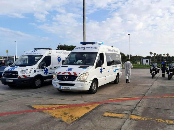 Évacuation sanitaire Guadeloupe